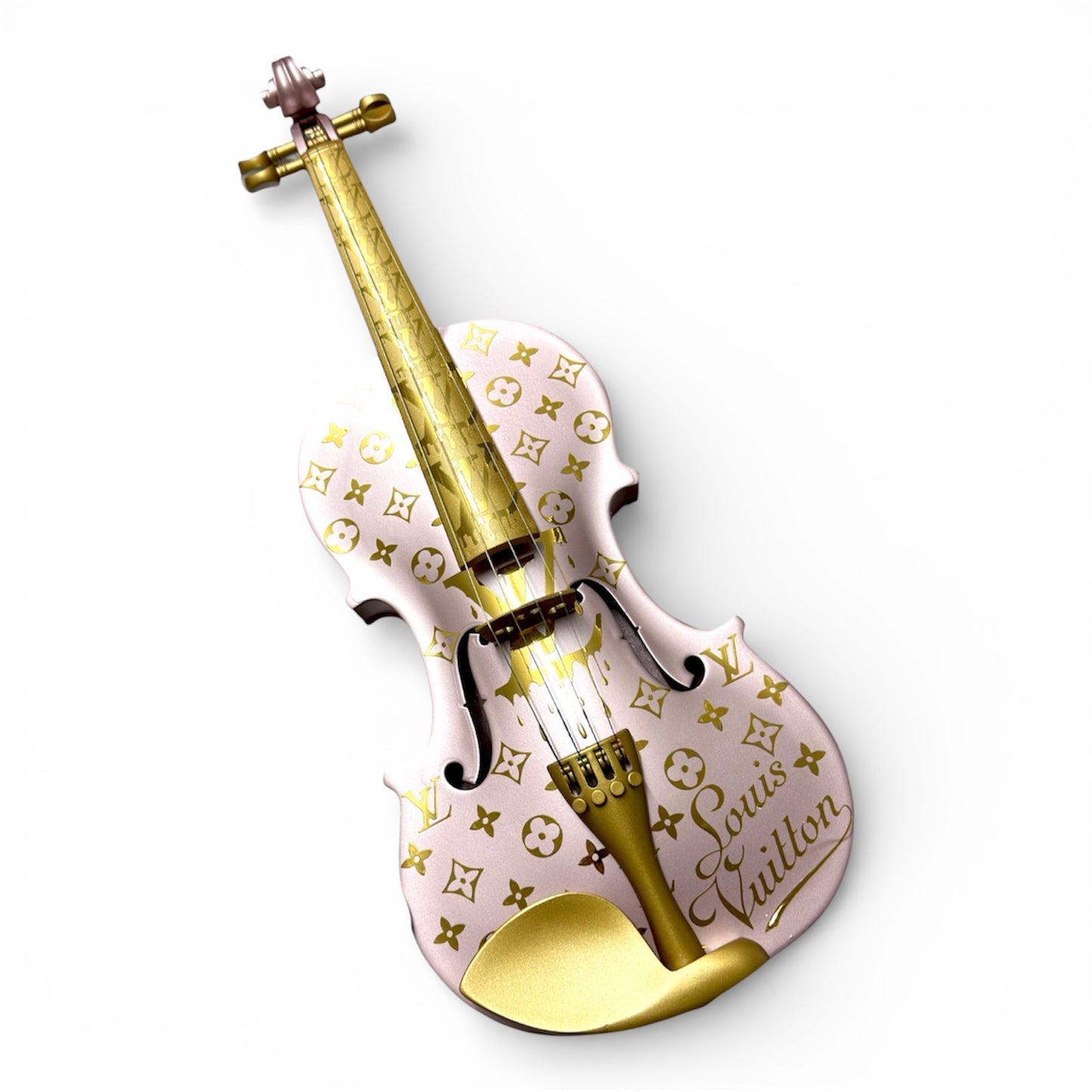 Violine rosa Signiert Pop Art