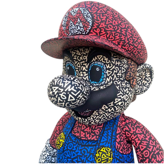 Mario Figur – Urban Art Edition
Maße (H x L x B): 50 x 27 x 12 cm