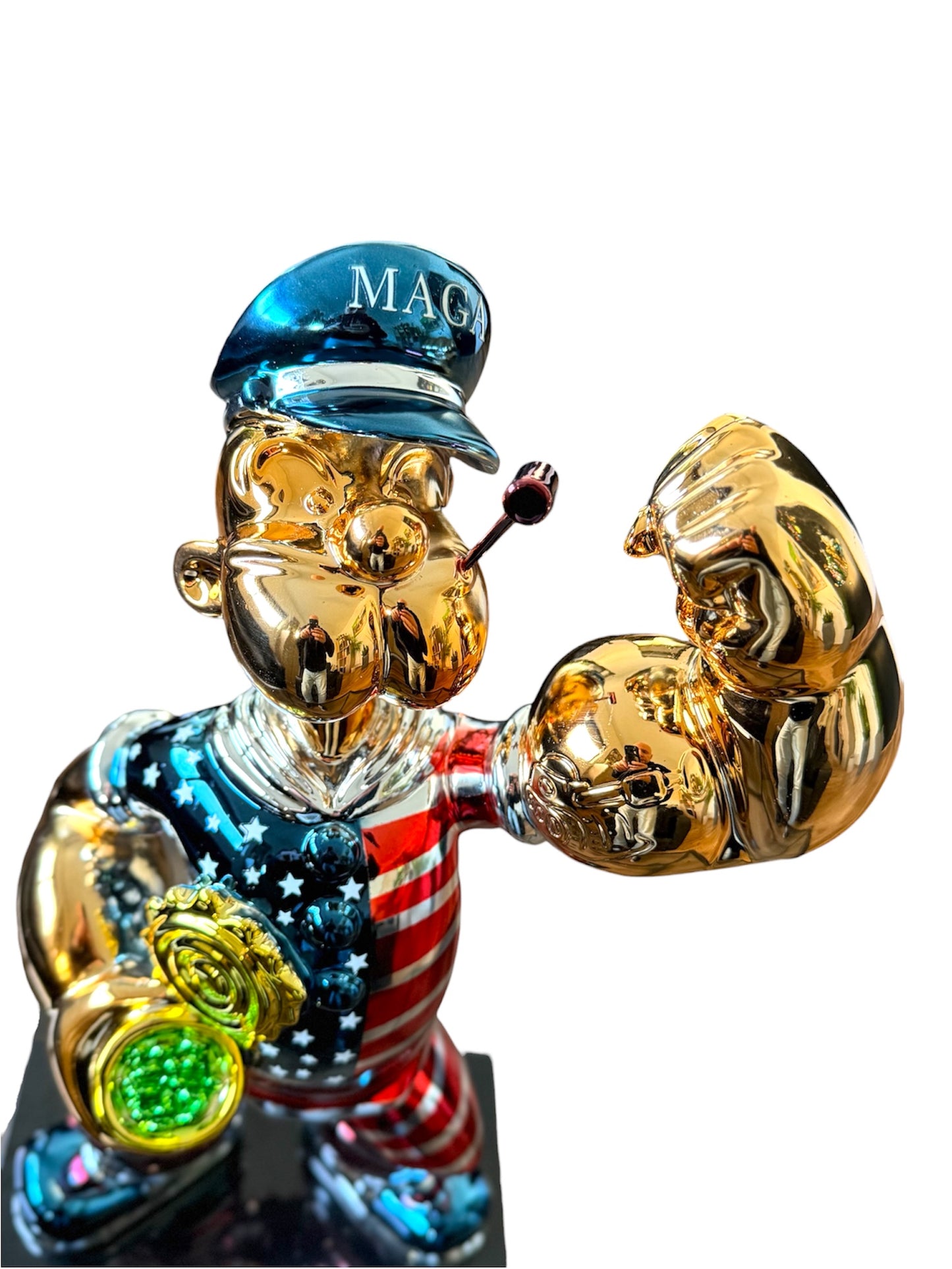 Power Icon „American Strength“ – Designer-Skulptur | 42 cm