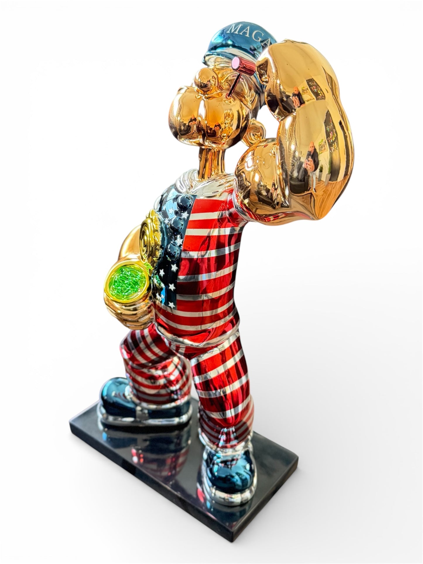 Power Icon „American Strength“ – Designer-Skulptur | 42 cm