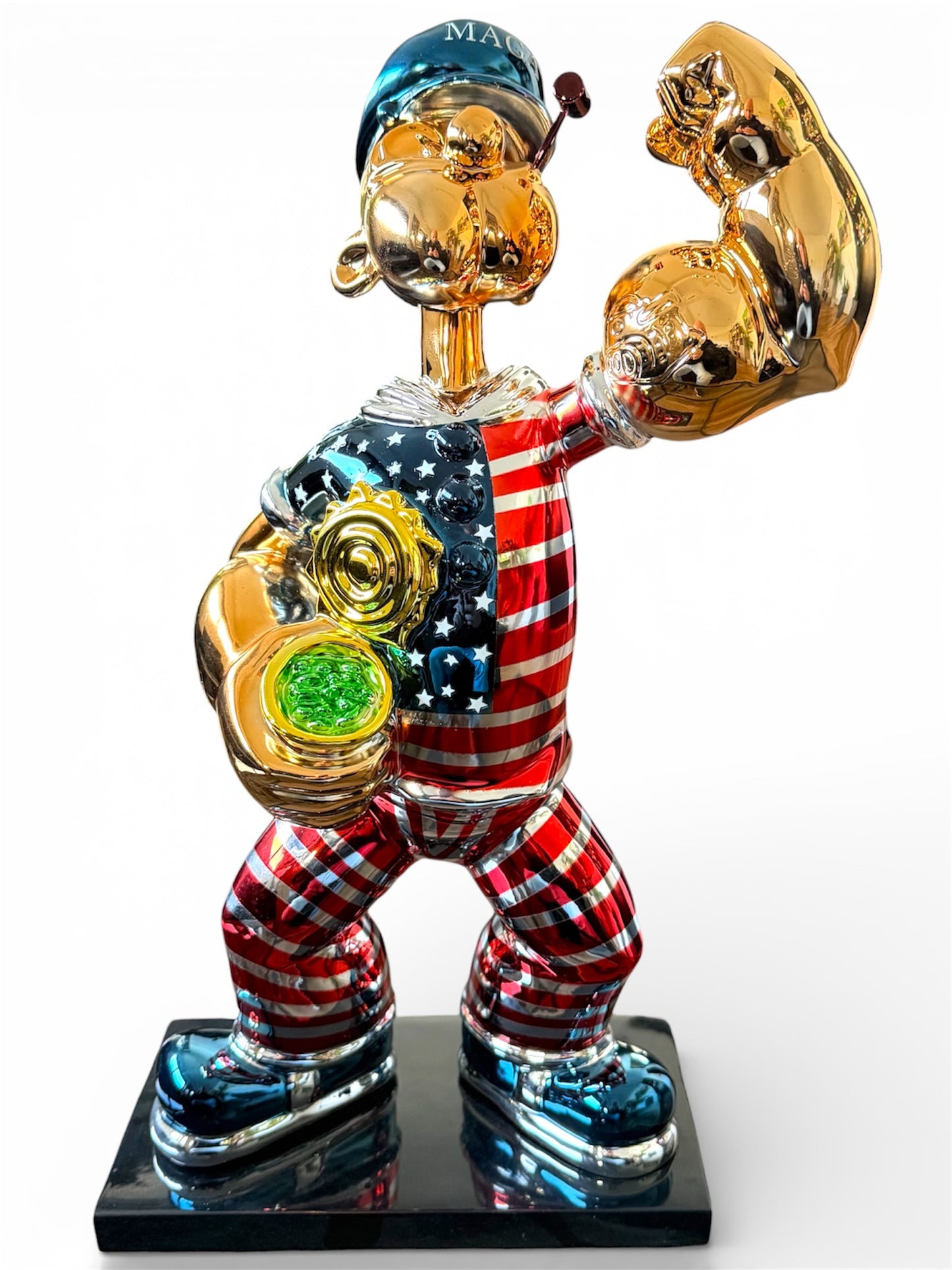 Power Icon „American Strength“ – Designer-Skulptur | 42 cm