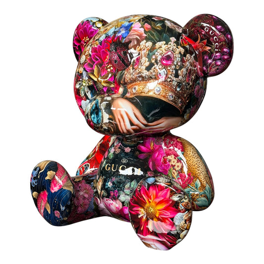 Art Brut by Ann - Mad Bear Royal Bloom
Signiert, Handsigniert - 3/49 - 2025