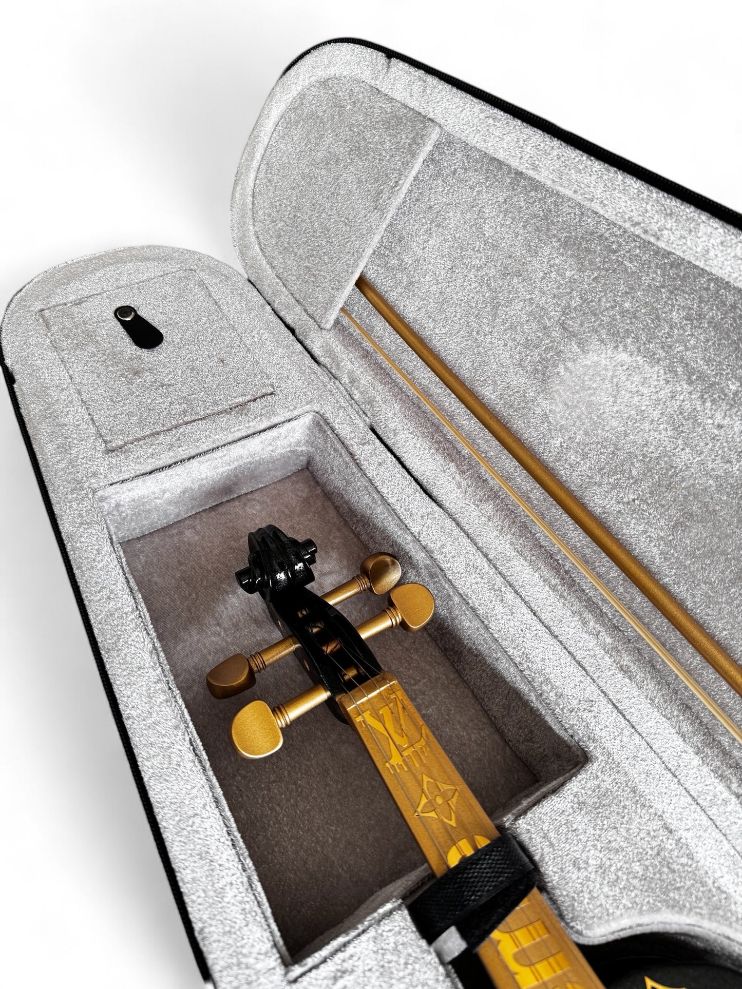 Violine schwarz in LV Design