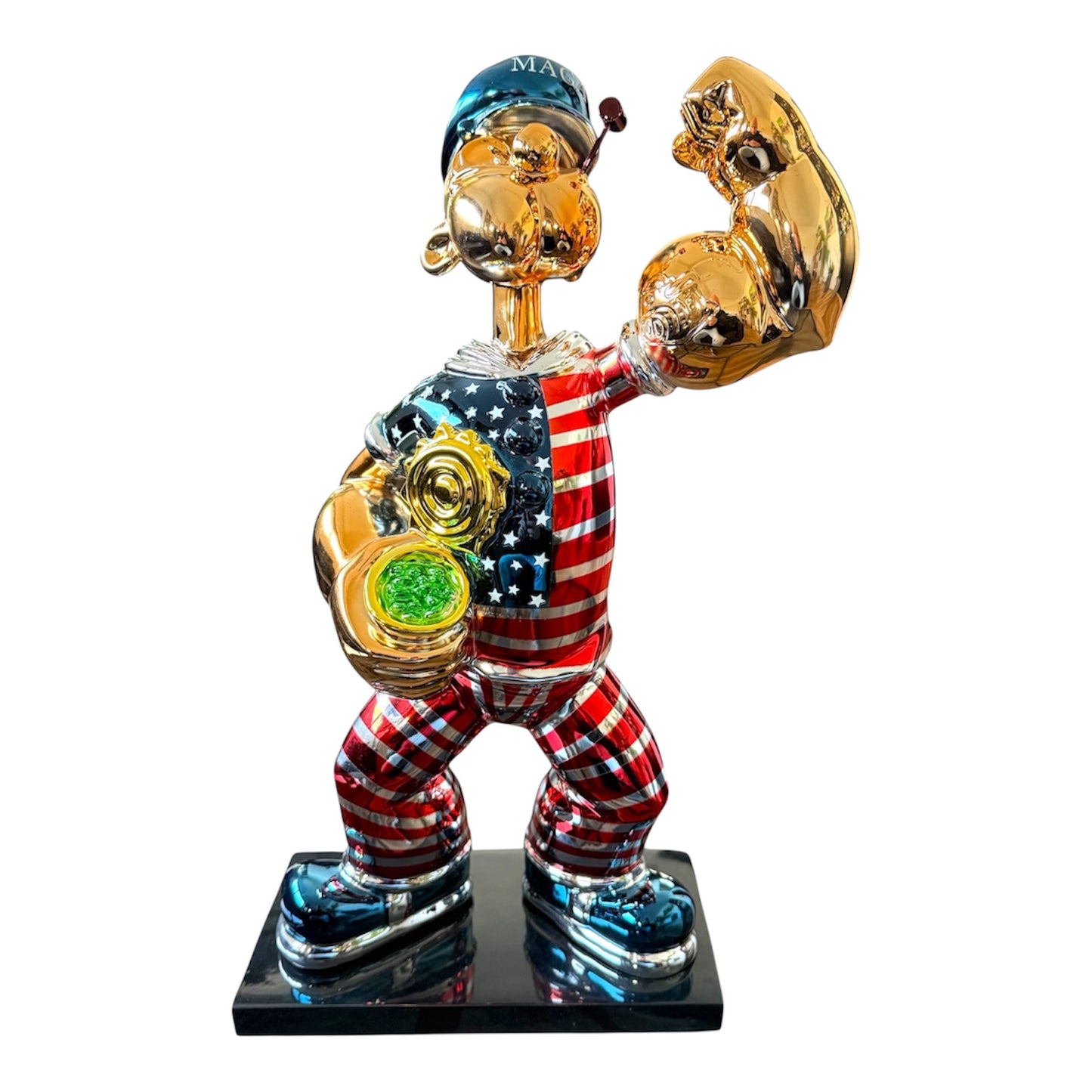Power Icon „American Strength“ – Designer-Skulptur | 42 cm